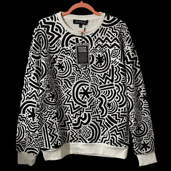 Stadium X Snoeman Oversized Sweatshirt Size Small. New with tags. Cotton. - Picture 1 of 6